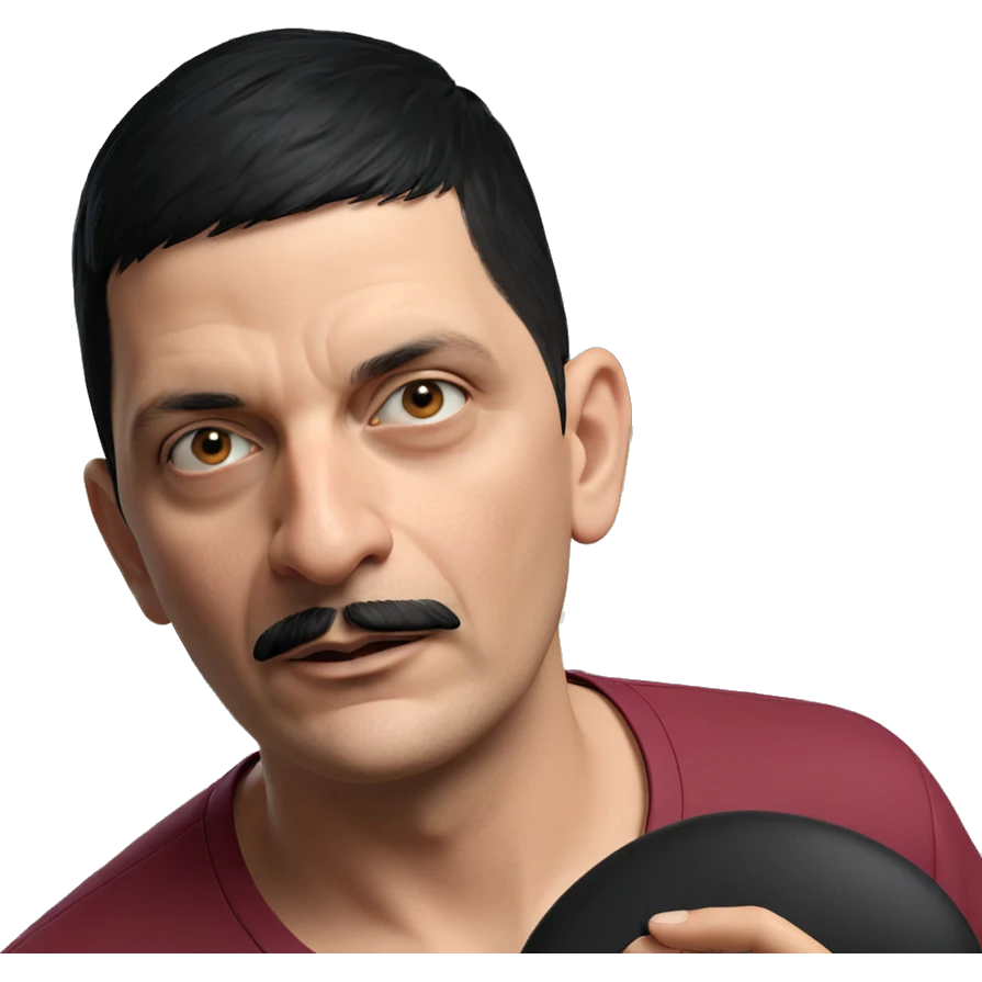 boy with mustache by window emoji