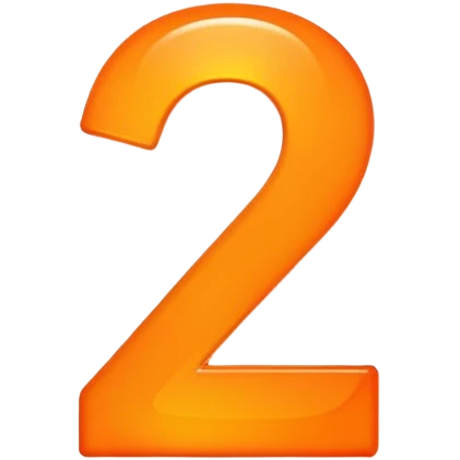 The number 2 with "min" indicator, like on a clock or timer display emoji