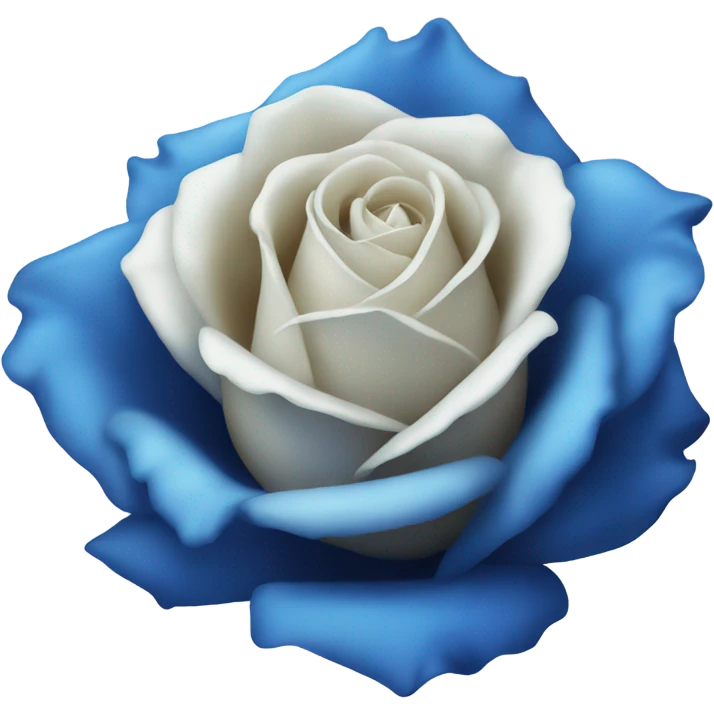 blue rose  emoji