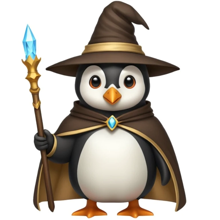 Penguin Wizard emoji