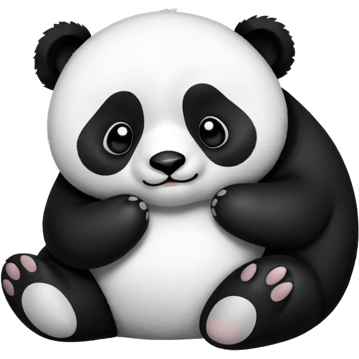 ying yang with panda emoji