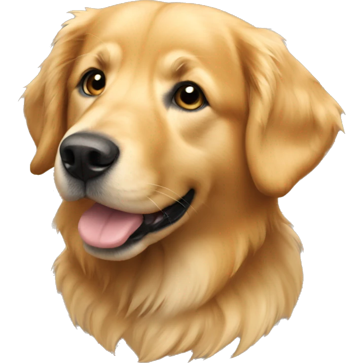 Golden retriever mix emoji