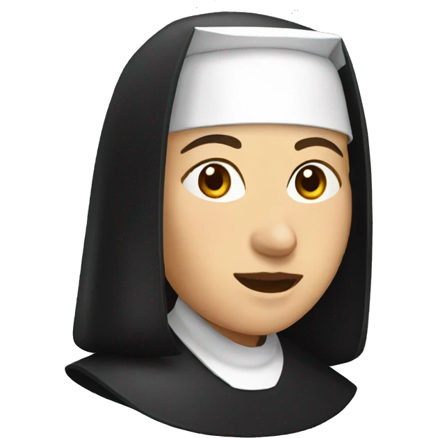 A nun emoji