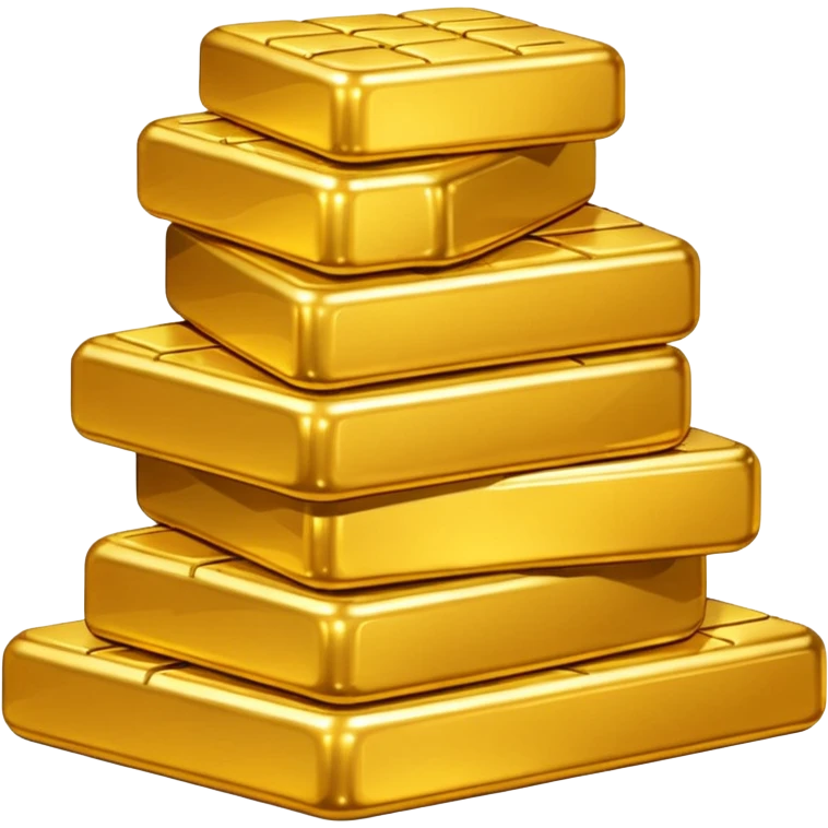 Tons of gold, a pile of gold emoji