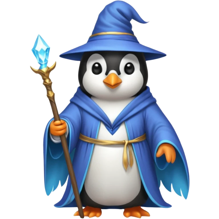 Penguin Wizard emoji