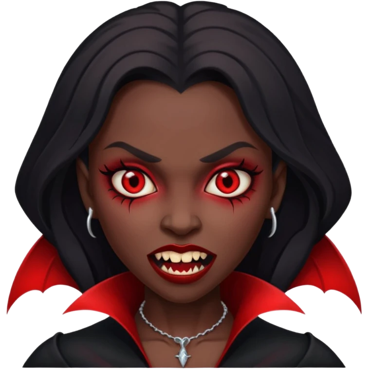 mulher escura vampira emoji