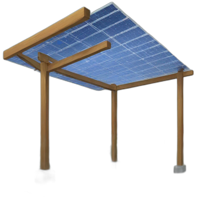 Solar canopy emoji