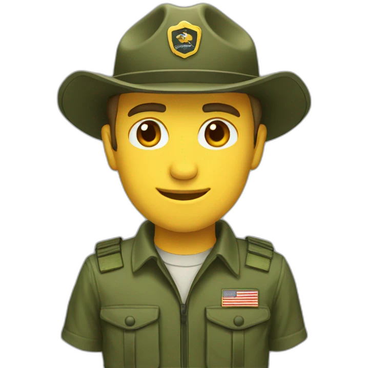male marine ranger emoji