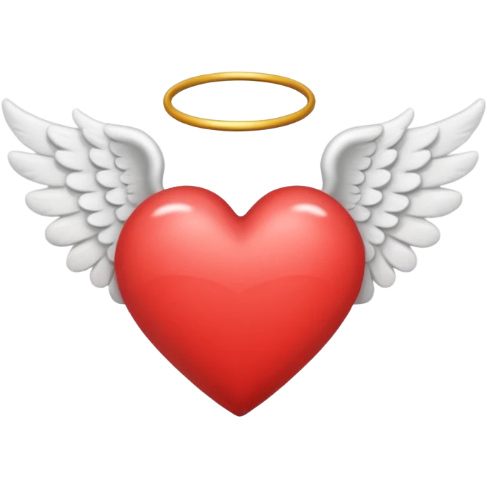 heart with angel wings emoji