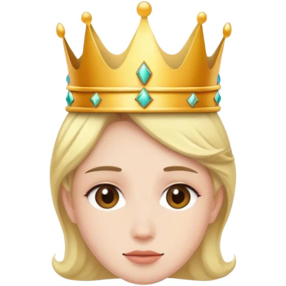Prenses taç emoji