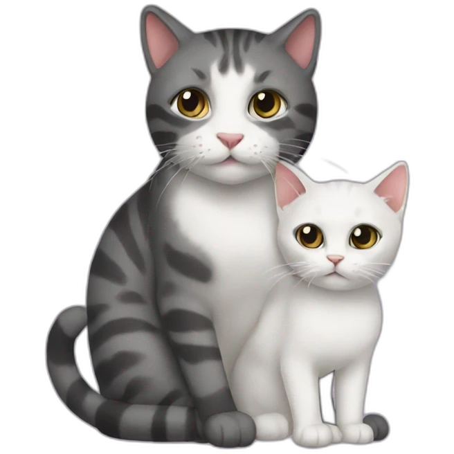 cat holding pian emoji