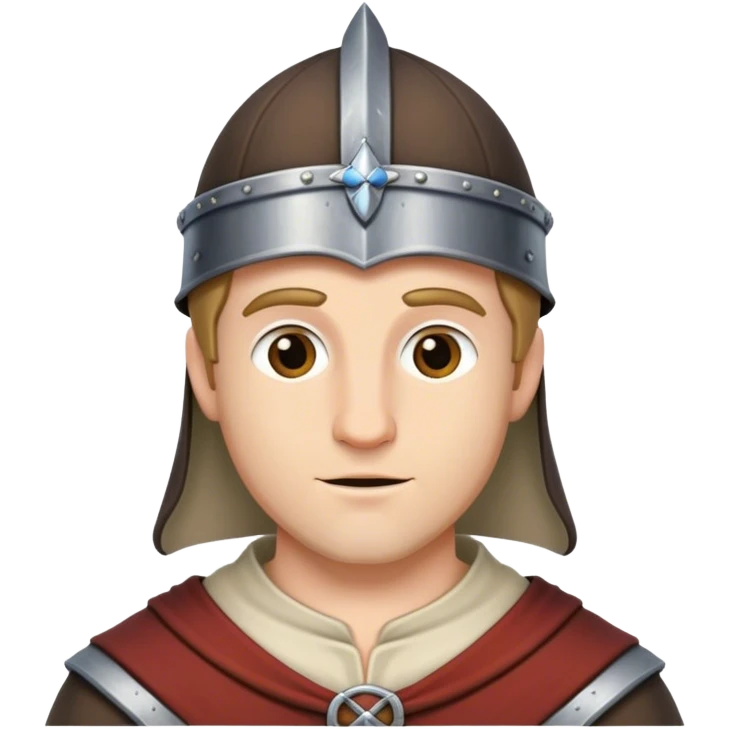 Medieval male town cap with short bill emoji