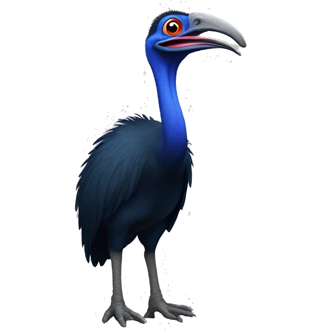 Cassowary emoji