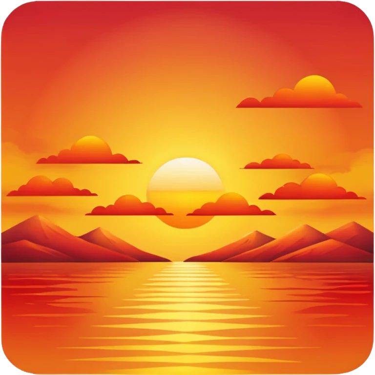 Sunset emoji