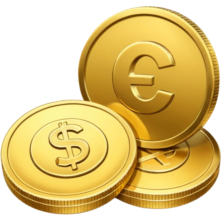 Dinero y monedas emoji