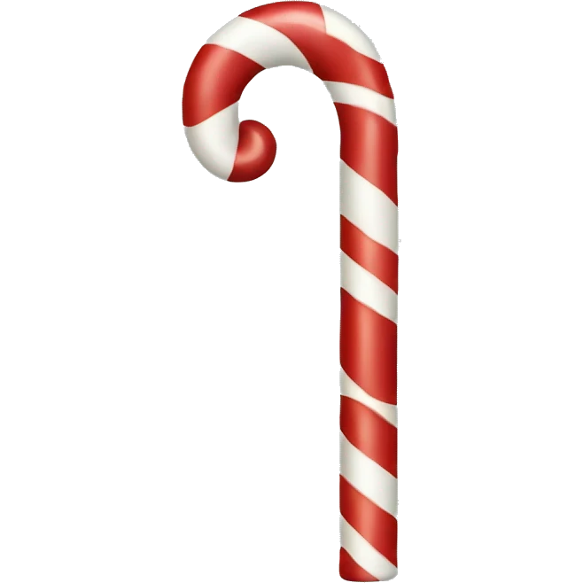 Christmas candy cane  emoji