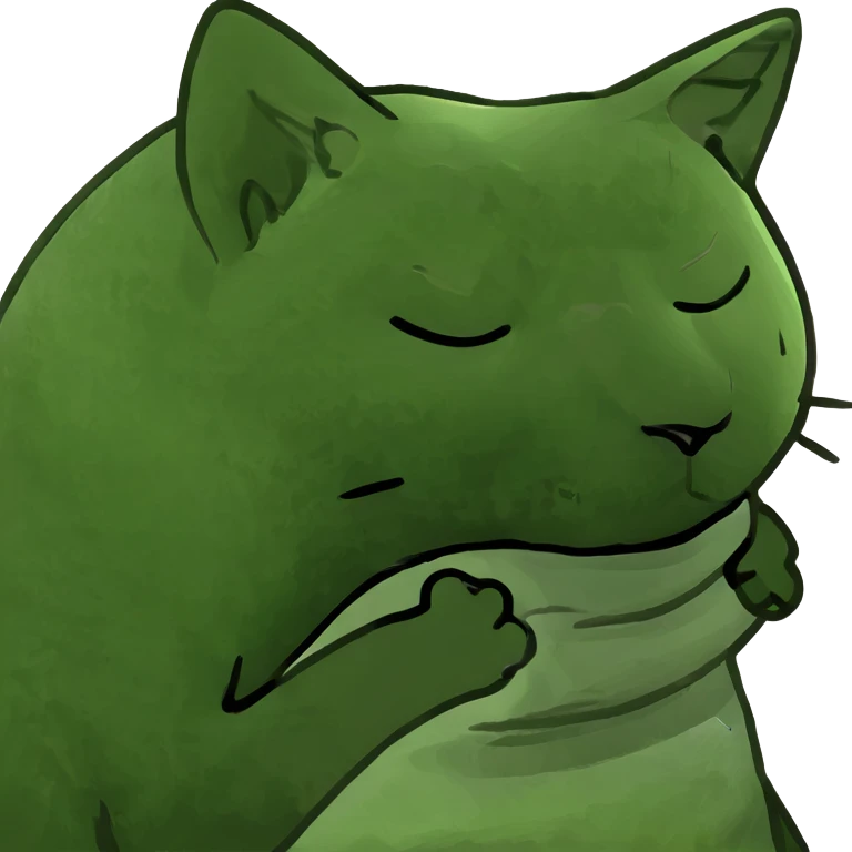 sleeping cat emoji