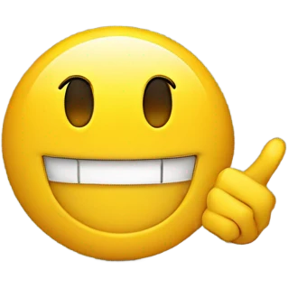 Smiley face plus middle finger emoji emoji