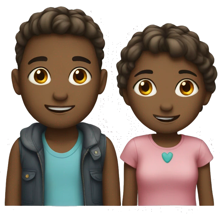 girl and boy  emoji