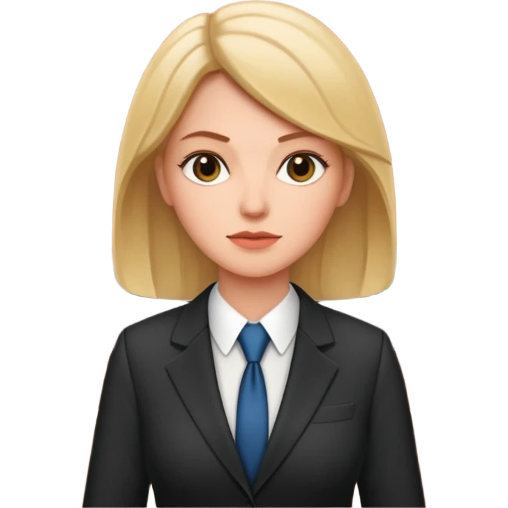 court white woman emoji