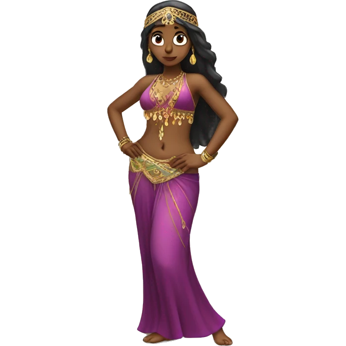 BELLY DANCER TURNED AWAY emoji