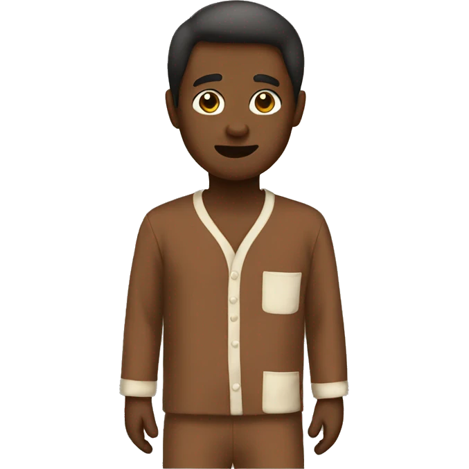 Brown Pajamas emoji