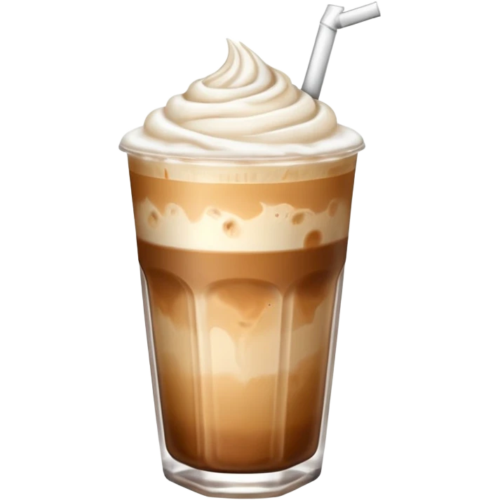 aesthetic iced latte emoji