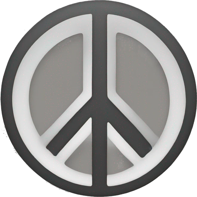 One peace emoji