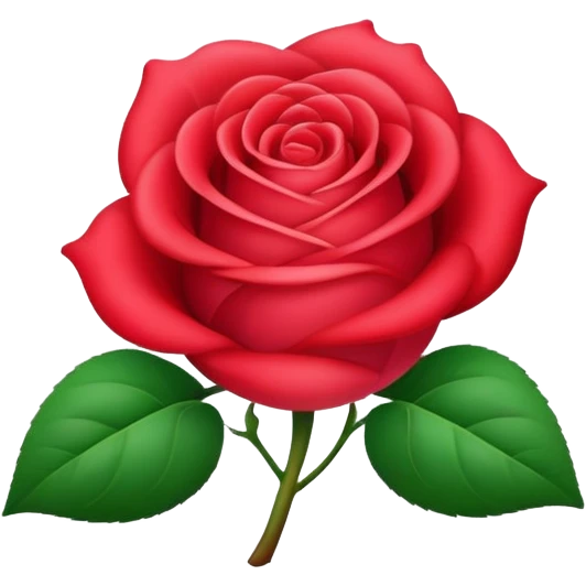 Uma bela rosa emoji