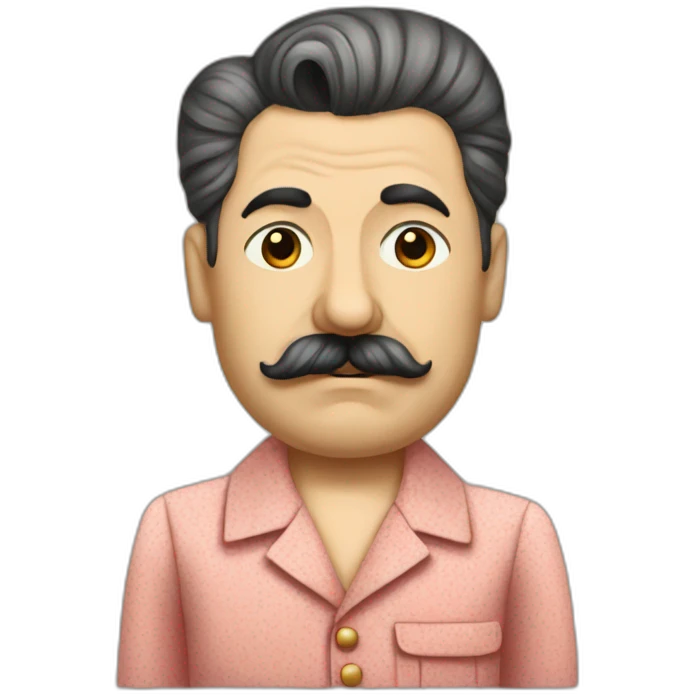 Joseph Stalin in pajamas emoji