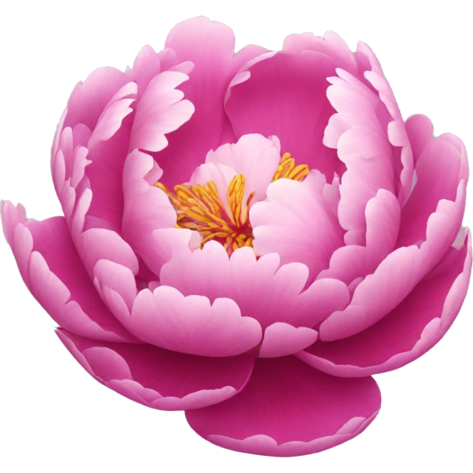 Peony emoji