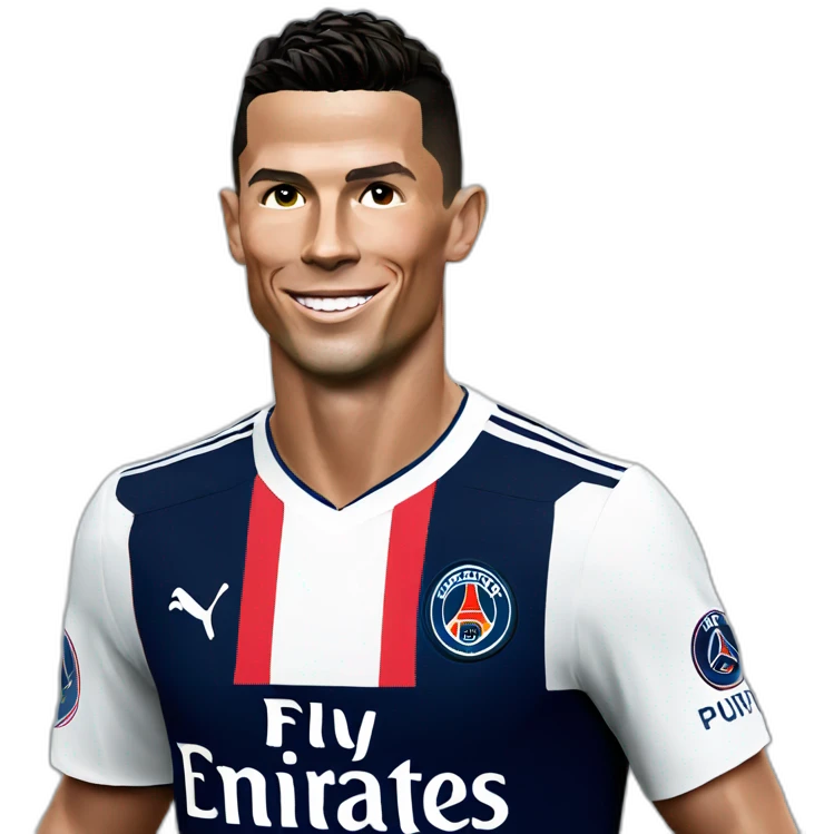 Cristiano ronaldo PSG  emoji