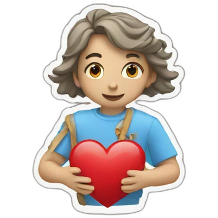 Un cœur emoji