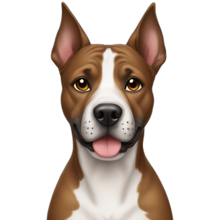 Dog American staff emoji
