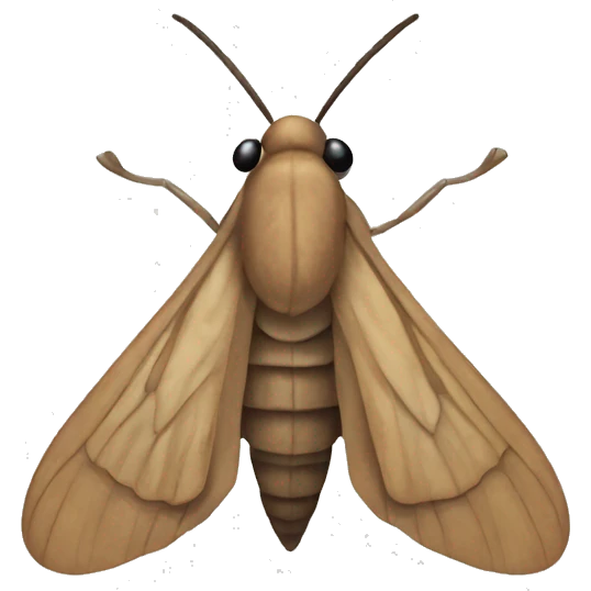 Moth emoji
