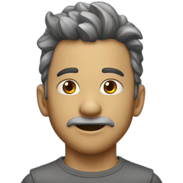 dracaufeu noire bleux emoji
