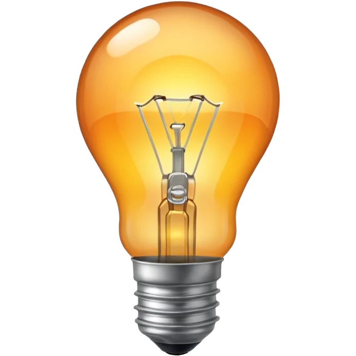 a light bulb being emoji