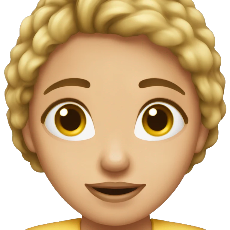 ragazza facendo sckincare emoji