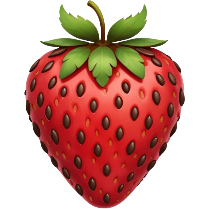 Strawberry chocolate emoji