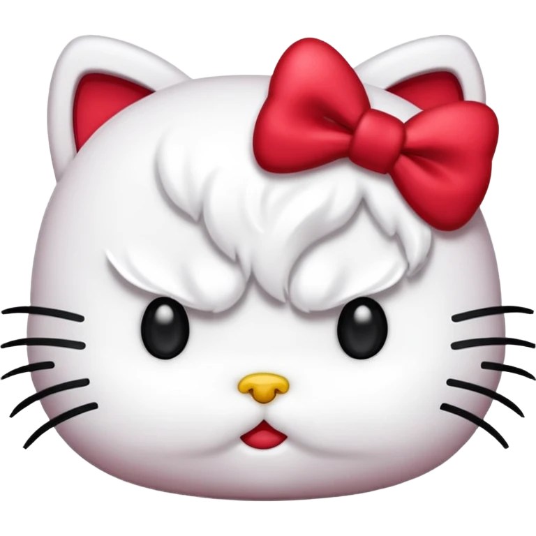 Angry hello kitty  emoji