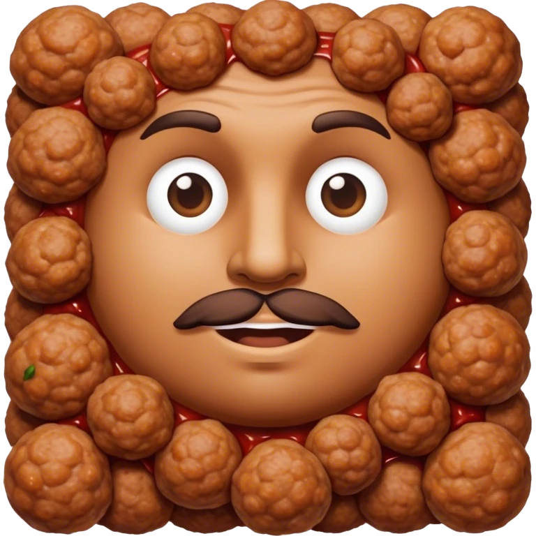 Meatball man emoji