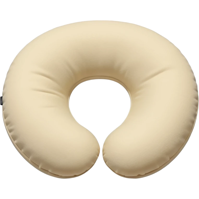 A fluffy memory-foam travel pillow that molds gently to the traveler’s head and shoulders. emoji