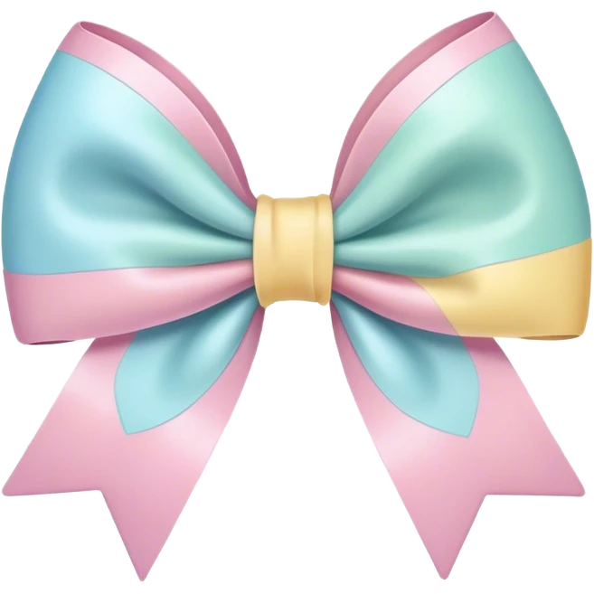 pastel bow emoji