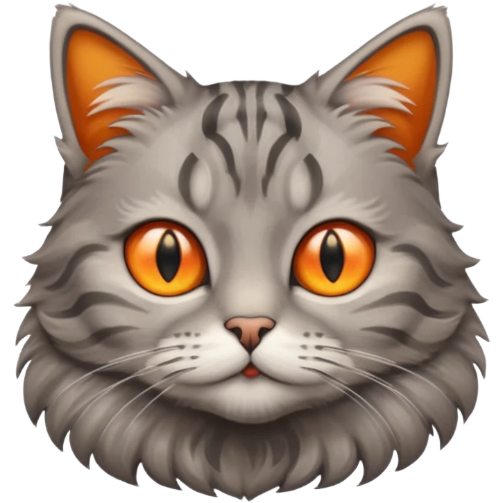 grey tabby cat emoji