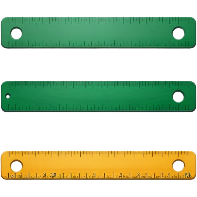 green ruler emoji