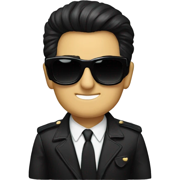 Roy Orbison with black shades emoji