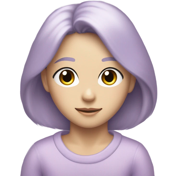 Cute lilac rug  emoji