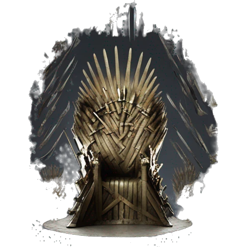 The iron throne was made from the one hundred swords  emoji