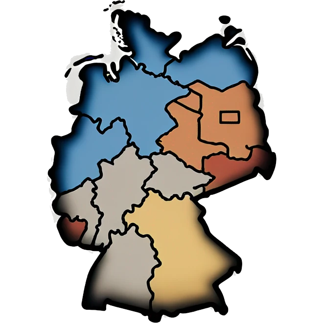 Germany map  emoji