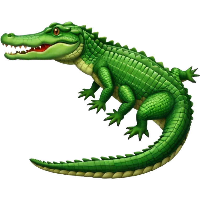 crocodile side view emoji